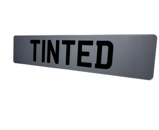 Tinted Show Plates
