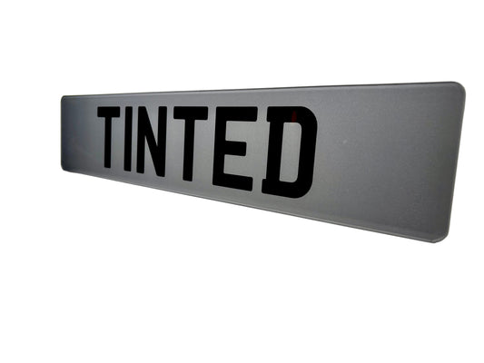 Tinted Show Plates