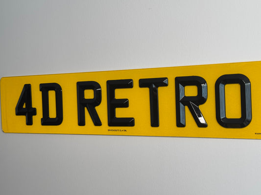 4D Retro Plates