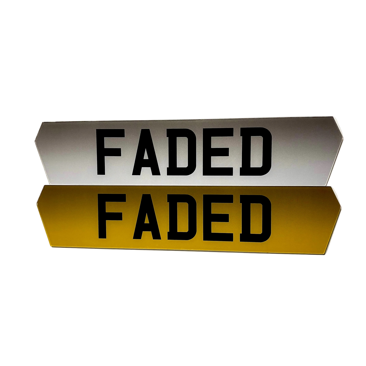 Faded Tint Hex Show Plates UK