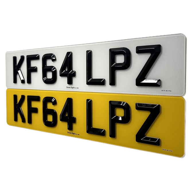 4D Retro Number Plates UK