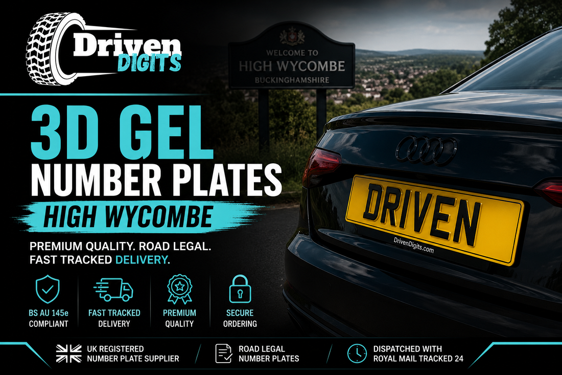 3D Gel Number Plates High Wycombe