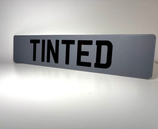 Tinted Show Plates