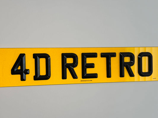 4D Retro Plates