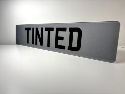 Tinted Show Plates