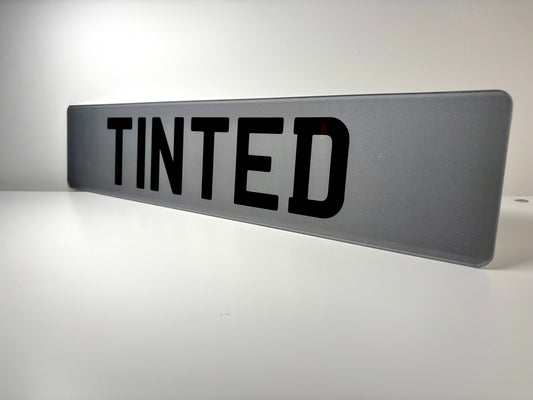 Tinted Show Plates