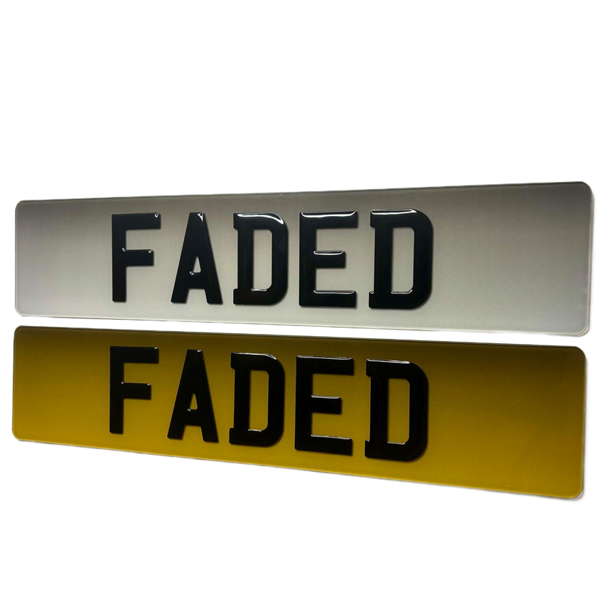 Custom Number plates 