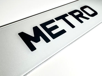 Metro Show Plates