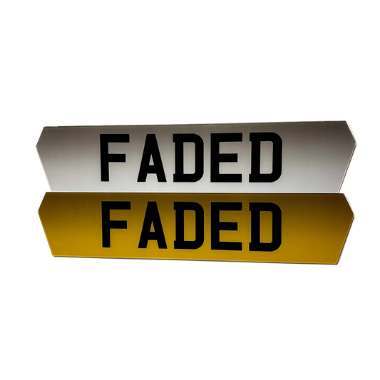 Faded Tint Hex Show Plates UK