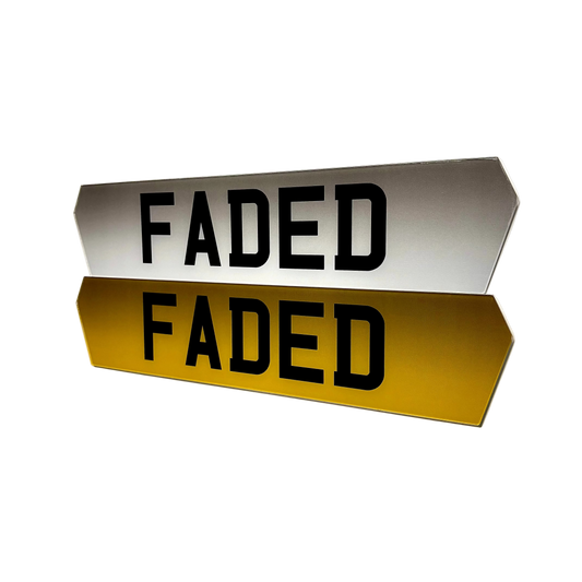 Faded Tint Hex Show Plates UK
