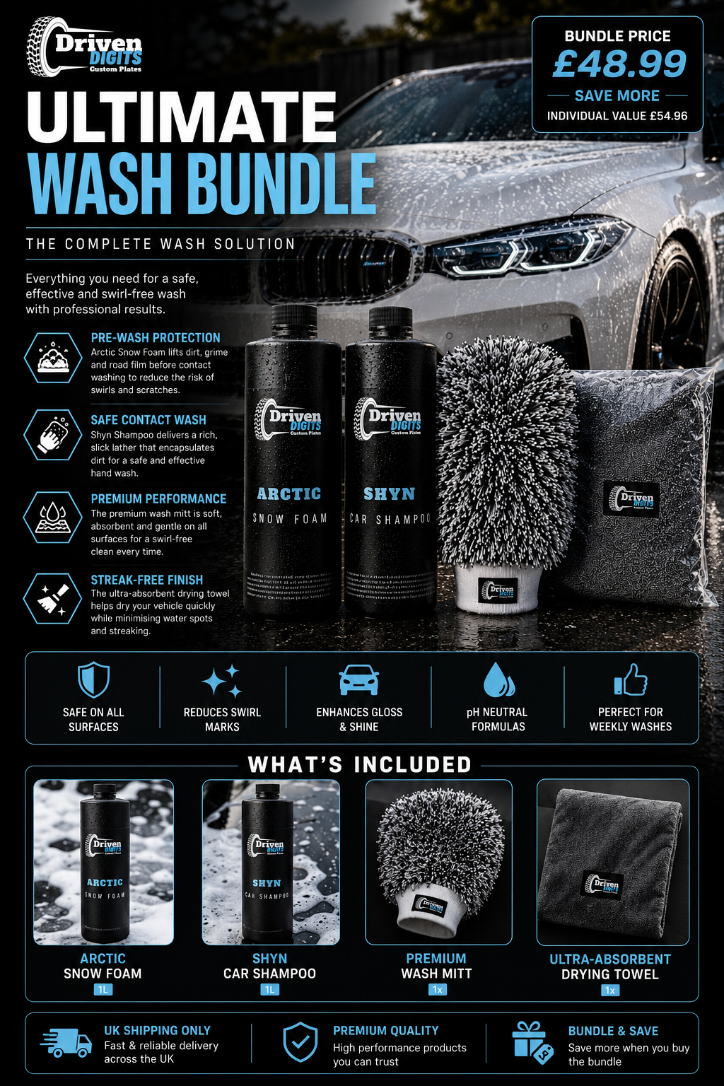 Driven Digits Ultimate Wash Bundle