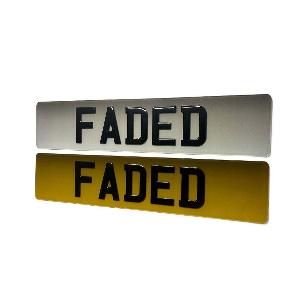 Faded Show Plates