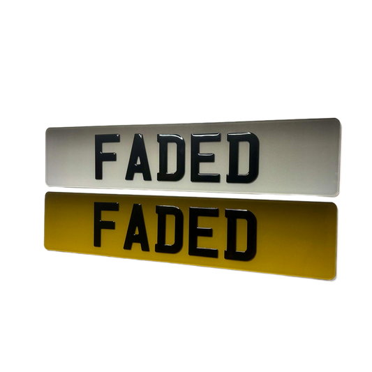 Faded Show Plates
