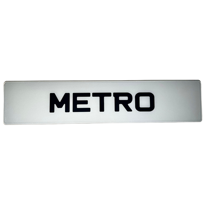 Metro Show Plates