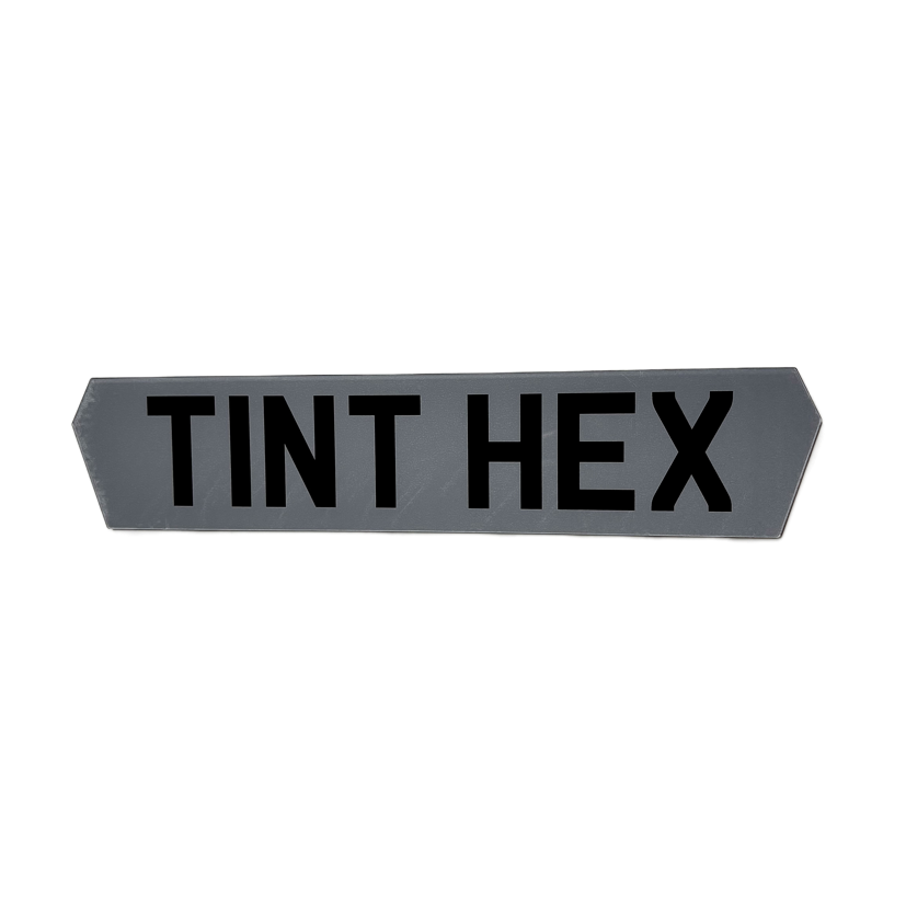 Tinted Hex Show Plates