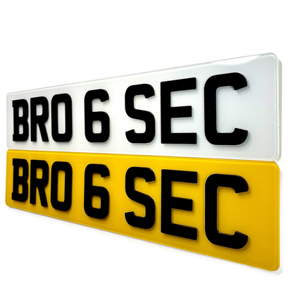 Show Number Plates UK