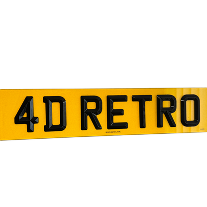 4D Retro Plates