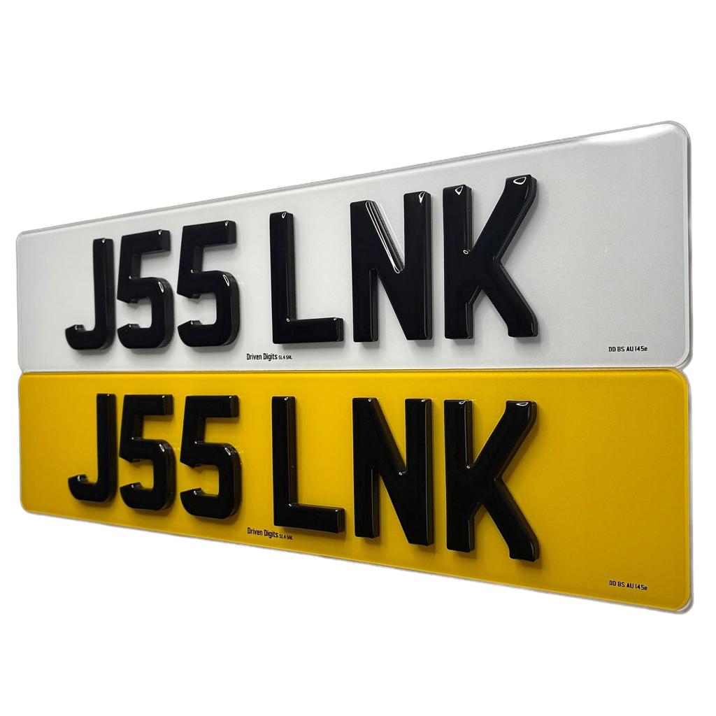 5D 6MM Gel Number Plates