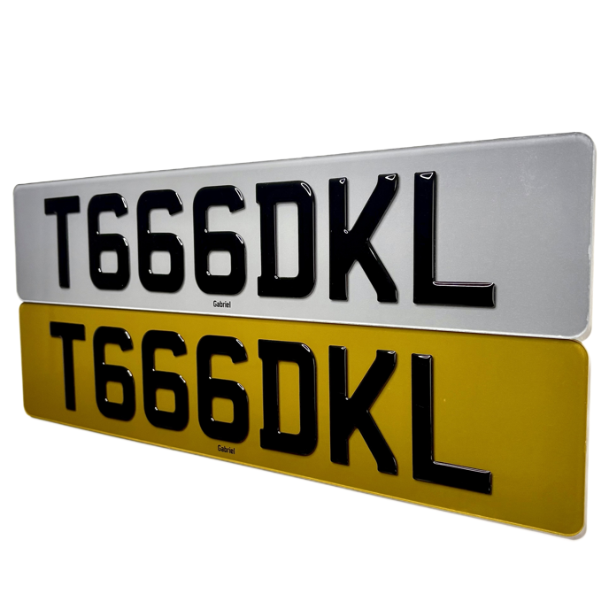 Tinted Number Plates UK (Show Plates Only)